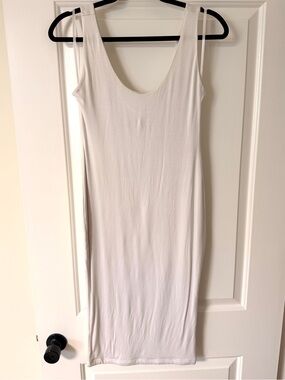 NWT JLUXLABEL Scoopneck Midi Tank Dress - Color White - Sz Large